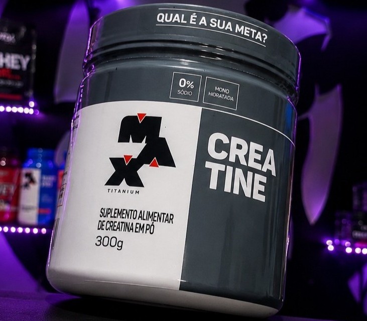 Creatina Max Titanium 300g - frente